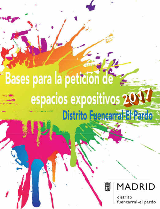 Solicitud de espacio expositivos de Fuencarral-El Pardo 2017