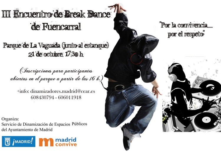 III Encuentro Break Dance de Fuencarral en el Parque de La Vaguada