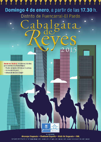 Cartel Cabalgata Barrio del Pilar 2015