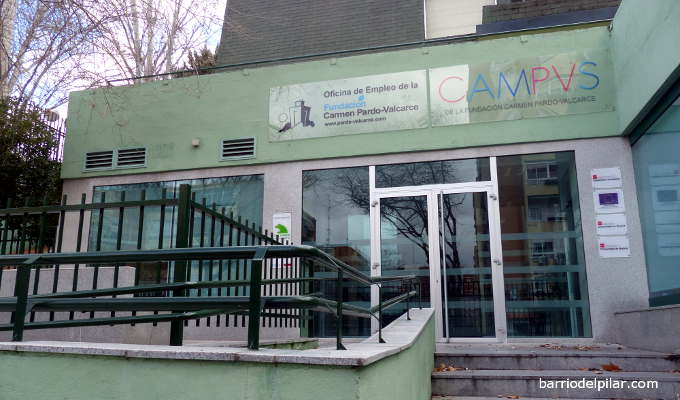 Ex-biblioteca Caja Madrid del Barrio del Pilar. Fundación Carmen Pardo Valcarce