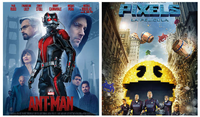Ant-Man y Pixels estrenos en cines La Vaguada el  24 de julio de 2015