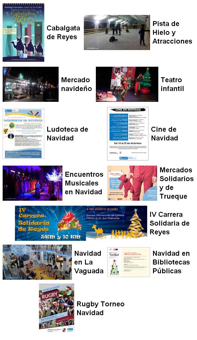 Programación Navidad 2015 en el Barrio del Pilar